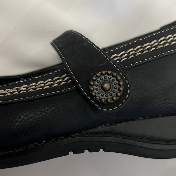 Ellemenno | Size 3 Girls (US) Plaid and Black Mary Janes - Picture 11 of 13